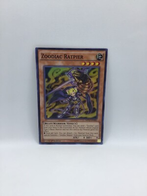 Yu-Gi-Oh! Zoodiac Ratpier MP17-EN181, Super Rare, 1st Edition, NM-image