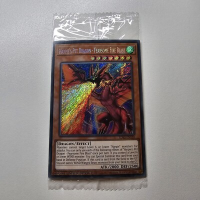 Harpie's Pet Dragon Fearsome Fire Blast - LDS3 - Sealed promo Yugioh EURO-image