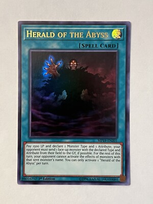 Yu-Gi-Oh! TCG Herald of the Abyss 2019 Gold Sarcophagus Tin Mega Pack MP19-EN201-image