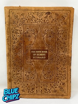 Elbert Hubbard's Notebook  1st Edition 1927 Leather Bound Book Vintage-image