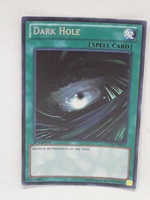 YuGiOh! Dark Hole LCYW-EN053 1st Ed. Secret Rare Legendary Collection 3 -image