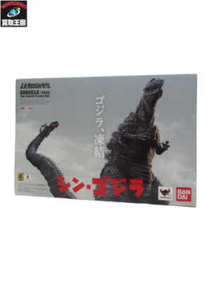 【Authentic】Bandai S.H.MonsterArts Godzilla (2016) 4th Form Frozen Ver. Good F/S-image