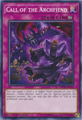 Call of the Archfiend - MP18-EN219 - Common - 1st Edition - Lightly Played-image