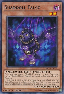 Shaddoll Falco (MP15-EN078) - Rare - Near Mint - 1st Edition-image
