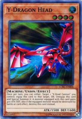 Yu-Gi-Oh Card - LCKC-EN006 - Y-DRAGON HEAD (ultra rare holo) - NM-image
