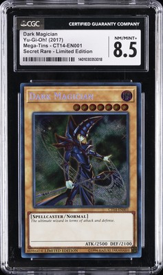 2017 YU-GI-OH! MEGA-TINS #EN001 DARK MAGICIAN CGC 8.5-image