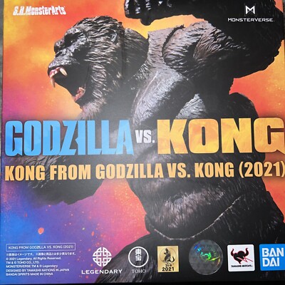 Bandai Tamashii Nations Godzilla Vs Kong 2021 Kong S.H. Monsterarts Authentic-image