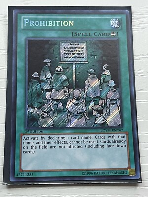 Prohibition LCYW-EN267 Legendary Collection 3: Yugi's World 1st Edition-image