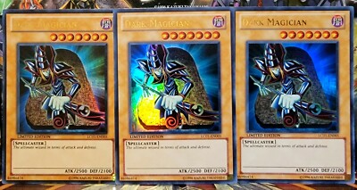 3× Dark Magician LC01-EN005 Limited Ed Promo Nm-M-image