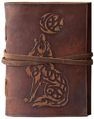 Handmade Leather Bound Journal Writing Notebook Diary Notepads for Men Women Bl-image