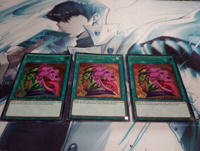 Yu-Gi-Oh! Pot of Desires x3 CT14-EN004 Limited Ed. NM PLAYSET-image