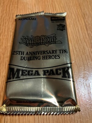 YuGiOh - 25th Anniversary Tin Dueling Heroes Mega Pack EMPTY - 1st Edition --image