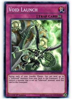 Void Launch - MP15-EN241 - Super Rare - 1st Edition - Lightly Played-image