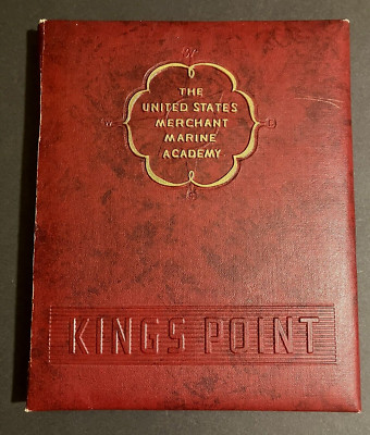 Vintage The United States Merchant Marine Academy Kings Point Calendar Book 1948-image