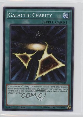 2015 Yu-Gi-Oh! Mega-Tins Mega Pack 1st Edition Galactic Charity #MP15-EN032 0g4-image