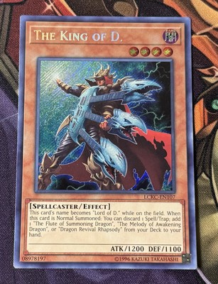 Yu-Gi-Oh! The King of D. - LCKC-EN107 - Secret Rare - Unlimited - LP-image