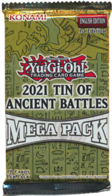 Yu-Gi-Oh Cards - 2021 Tin of Ancient Battles - MEGA PACK (18 cards) - Sealed-image