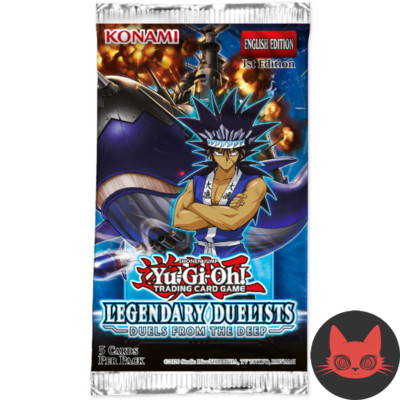 Yugioh Duels from the Deep Booster Pack 1st Edition New & Sealed-image