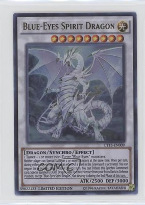 2016 Yu-Gi-Oh! Mega-Tins Limited Edition Blue-Eyes Spirit Dragon 0l4h-image