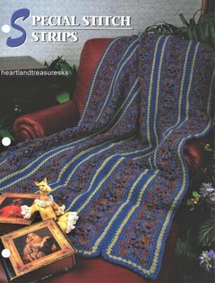 Special Stitch Strips  Annie's Attic Crochet Afghan Pattern Page-image