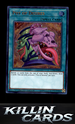 Pot of Desires CT14-EN004 Ultra Rare 2017 Mega-Tins YuGiOh Card NM-image