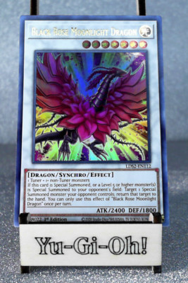 Yugioh - Black Rose Moonlight Dragon - LDS2-EN112 - Ultra Rare (gold) - 1st - NM-image