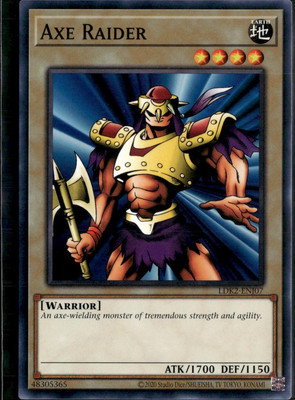 Yu-Gi-Oh! Axe Raider LDK2-ENJ07 Common Unlimited NM-image