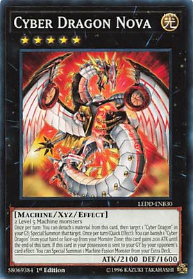 Yu-Gi-Oh! TCG Legendary Dragon Decks Cyber Dragon Nova #LEDD-ENB30 1st Edition-image