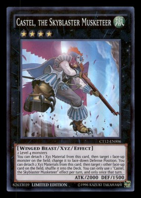 Yugioh Castel, the Skyblaster Musketeer #CT12-EN006 2015 Mega-Tins LP-image