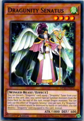Yu-Gi-Oh Yugioh Dragunity Senatus MP23-EN274 Mega Tin 2023 Dueling Heroes-image