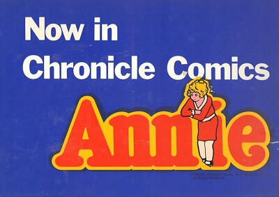 Annie, as in Little Orphan Annie, Houston Chronicle newsstand insert-image