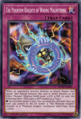 The Phantom Knights of Wrong Magnetring - MP18-EN022 - Common - 1st Edition x3 --image