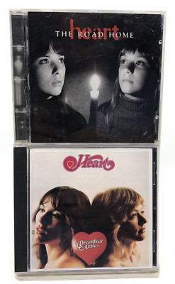 Heart 2 CD LOT  Dreamboat Annie, The Road Home- Disc Surfaces Near Mint & VG+-image