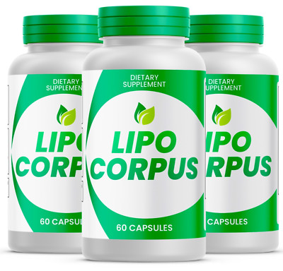 Lipo Corpus Weight Loss Pills -LipoCorpus Capsule Supplement (180 Capsules3Pack)-image