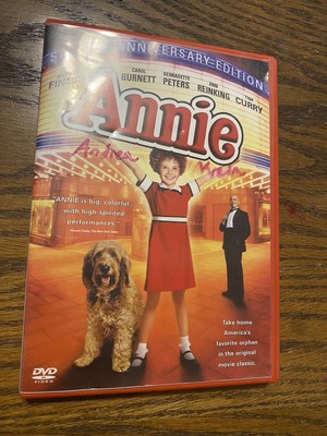 Annie (DVD, 1982) Musical John Huston Carol Burnett Tim Curry Albert Finney Dog!-image