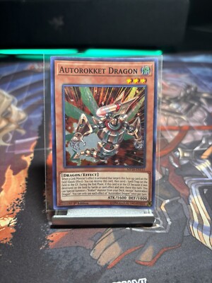 Yu-Gi-Oh! Autorokket Dragon 1st Ed. MP18-EN111 Super Rare NM/LP x1-image