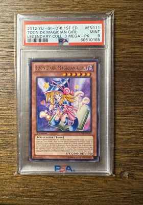 Toon Dark Magician Girl 1st Edition | PSA 9 Mint | Yugioh LCYW-EN111 | 2012 Card-image