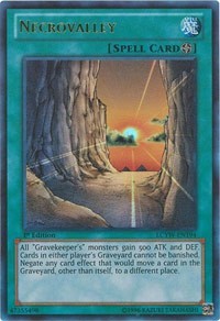 Necrovalley - 1st Edition Legendary Collection 3: Yugi's World NM YuGiOh-image