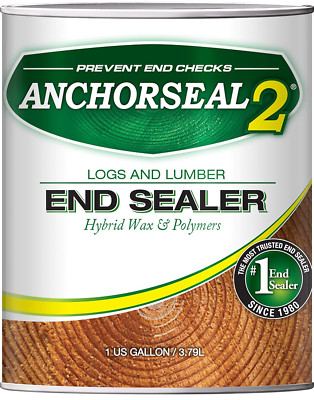 ANCHORSEAL 2 Hybrid Log & Lumber end Grain Sealer - Water-Based Wax & Polymer Pr-image