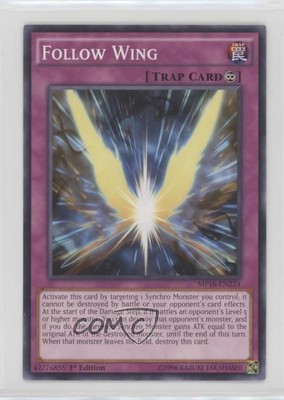 2016 Yu-Gi-Oh! Mega-Tin Mega Pack 1st Edition Follow Wing #MP16-EN224 0yj1-image