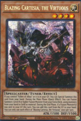 1X NM Blazing Cartesia, the Virtuous - MP23-EN162 - Prismatic Secret Rare 1st Ed-image