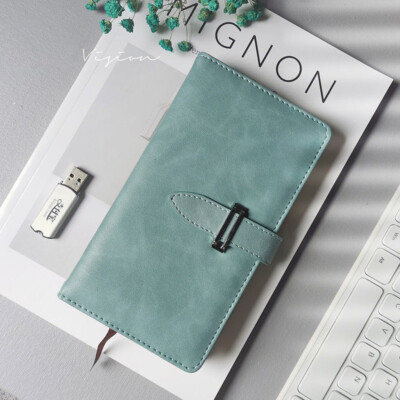 360 Pages A6 PU Leather Journal Notebook Lined Paper Writing Diary Planner-image