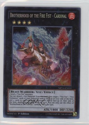 Brotherhood of the Fire Fist - Cardinal 1st Ed. YuGiOh MegaTins Mega Pack 0g4-image
