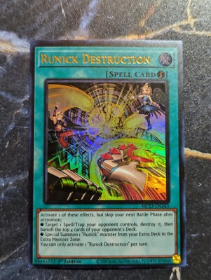 Runick Destruction MP23-EN243 25th Anniversary Tin: Dueling Heroes Mega Pack-image