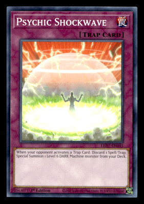 Yugioh Legendary Duelists: Rage of Ra #LED7-EN045 Psychic Shockwave-image