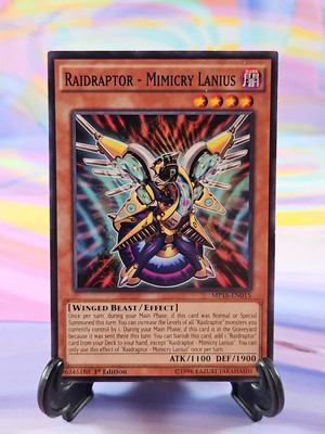 Yu-Gi-Oh TCG Card | Raidraptor - Mimicry Lanius MP16-EN015 First Edition-image