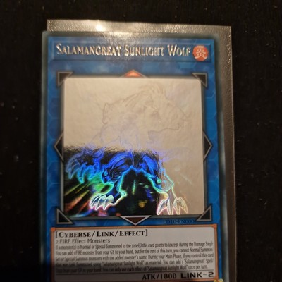 Salamangreat Sunlight Wolf LD10-EN000 Ghost Rare Near Mint 1st Ed Yugioh-image