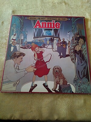 Annie Original Children’s Soundtrack and Story Vinyl LP Columbia-image