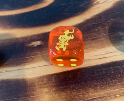 YuGiOh! Legendary Duelist Season 3 Dice- Flamvell Neon Orange-image