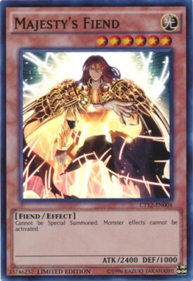 Majesty's Fiend - CT12-EN004 - Super Rare - Limited Edition x1 - Moderately Play-image